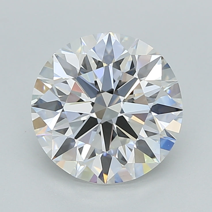 2.01 Carat Round Shaped, Ideal Cut, E Color, VVS2 Clarity, IGI Certified Lab Grown Diamond