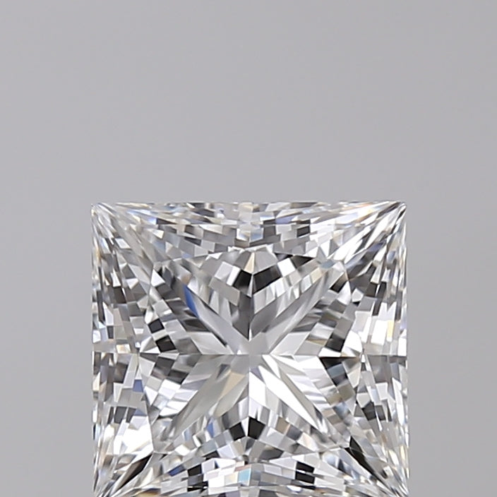2.52 Carat Princess Shaped, Ideal Cut, E Color, VVS2 Clarity, IGI Certified Lab Grown Diamond