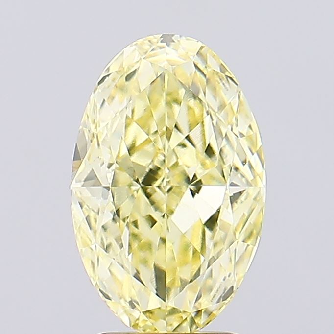 2.05 Carat Oval Shaped, Ideal Cut, VVS2 Clarity, IGI Certified Lab Grown Diamond