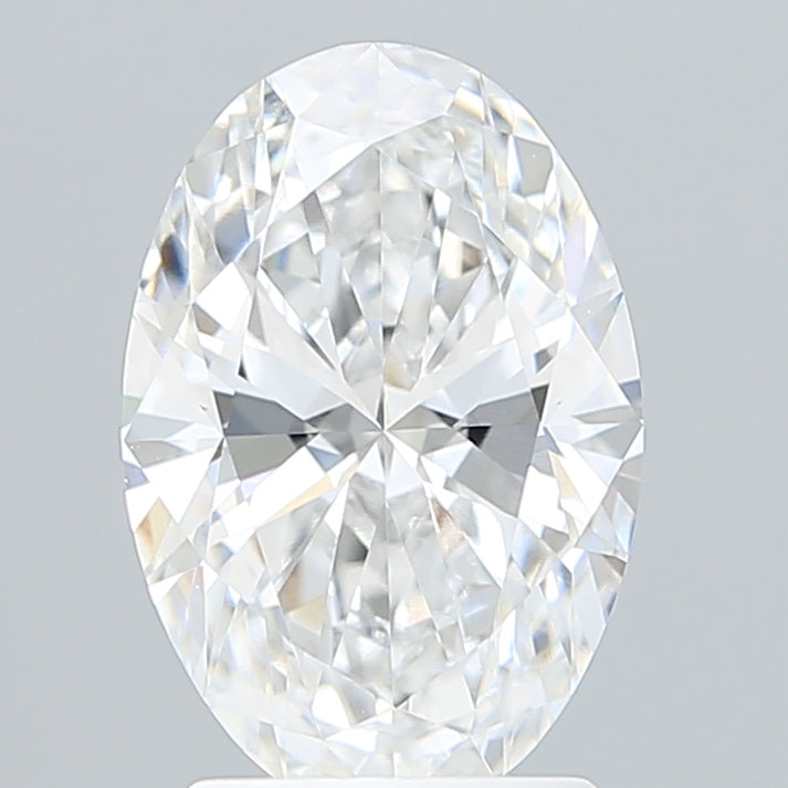 2.28 Carat Oval Shaped, Ideal Cut, D Color, VVS2 Clarity, IGI Certified Lab Grown Diamond
