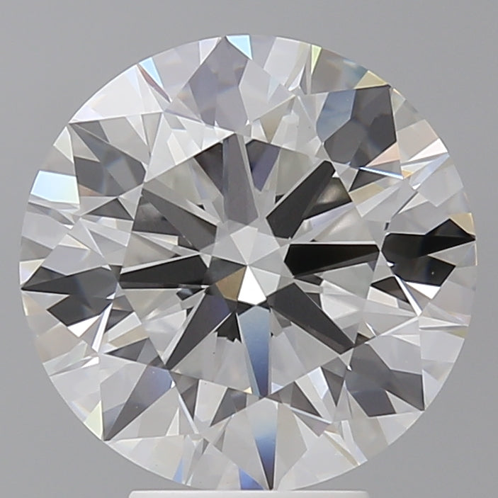 5.55 Carat Round Shaped, Ideal Cut, F Color, VS1 Clarity, IGI Certified Lab Grown Diamond