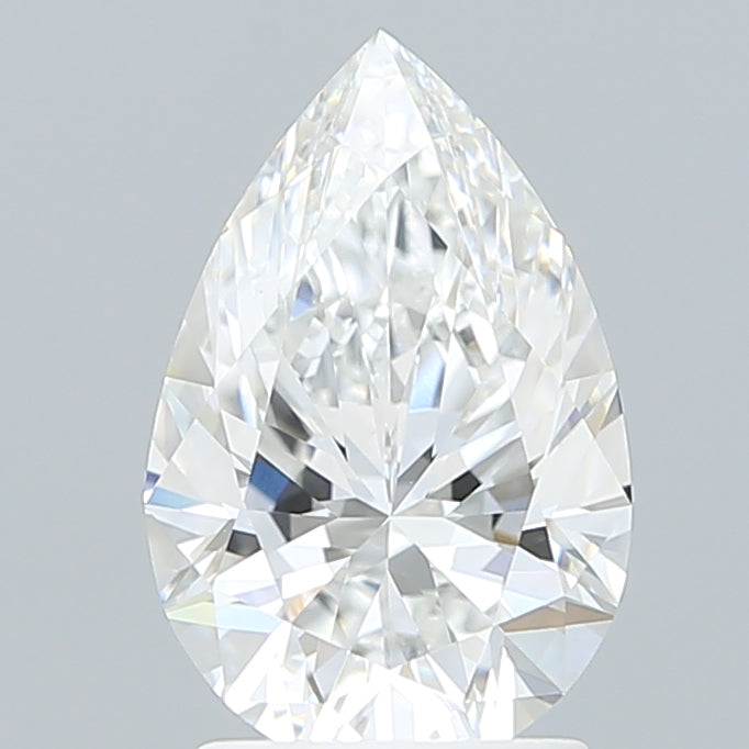 2.18 Carat Pear Shaped, Excellent Cut, E Color, VVS1 Clarity, IGI Certified Lab Grown Diamond