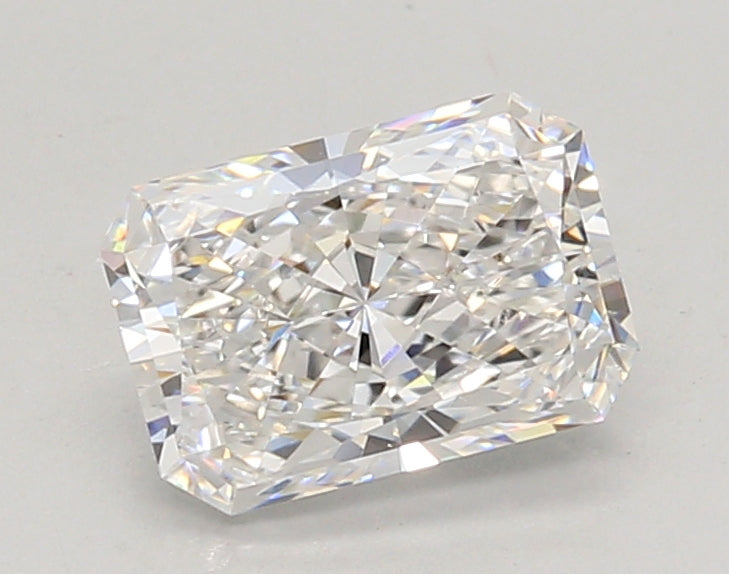 1.24 Carat Radiant Shaped, Excellent Cut, D Color, VVS1 Clarity, IGI Certified Lab Grown Diamond