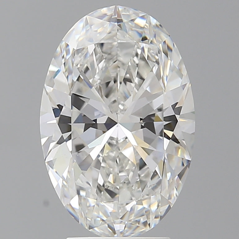 4.10 Carat Oval Shaped, Ideal Cut, E Color, VS1 Clarity, IGI Certified Lab Grown Diamond