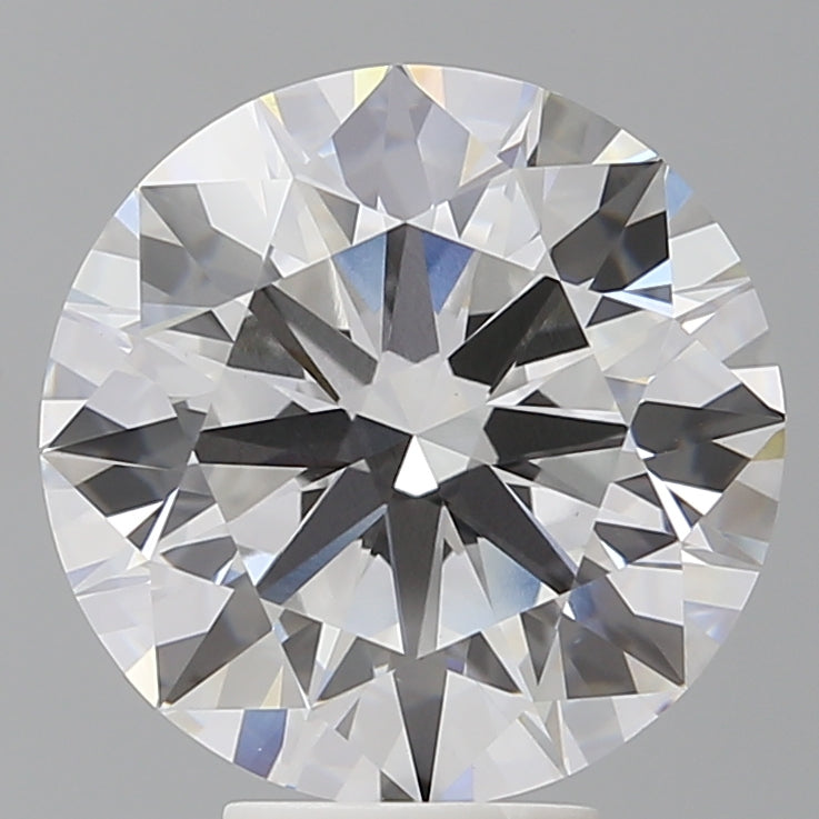 6.08 Carat Round Shaped, Ideal Cut, E Color, VVS2 Clarity, IGI Certified Lab Grown Diamond