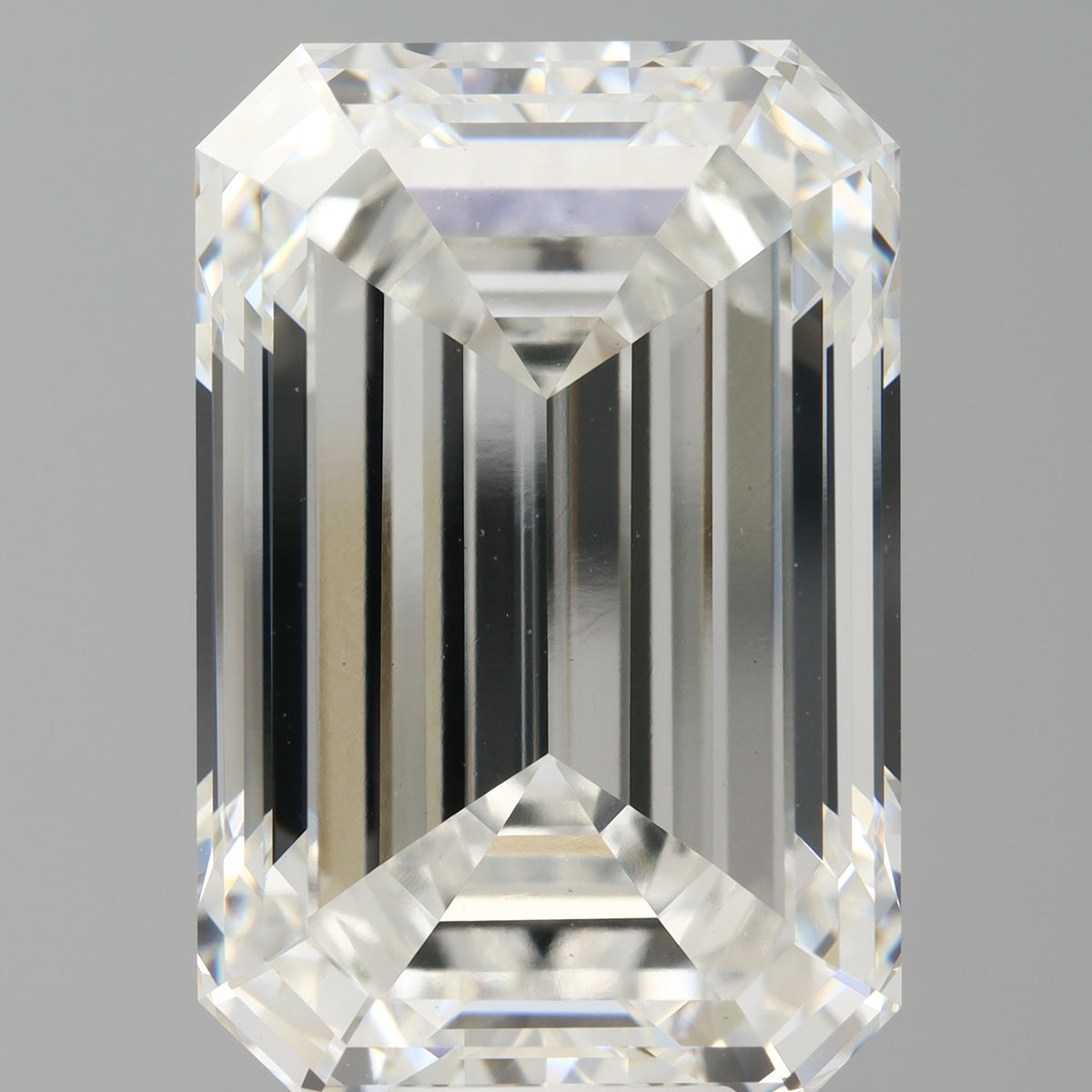 12.58 Carat Emerald Shaped, Ideal Cut, F Color, VVS2 Clarity, IGI Certified Lab Grown Diamond