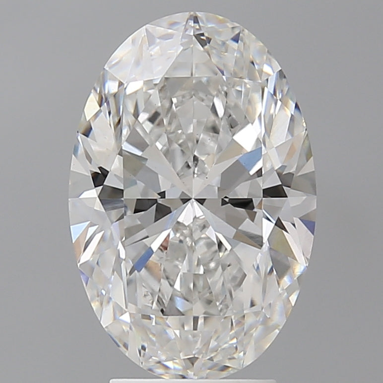 4.04 Carat Oval Shaped, Ideal Cut, E Color, VVS2 Clarity, IGI Certified Lab Grown Diamond