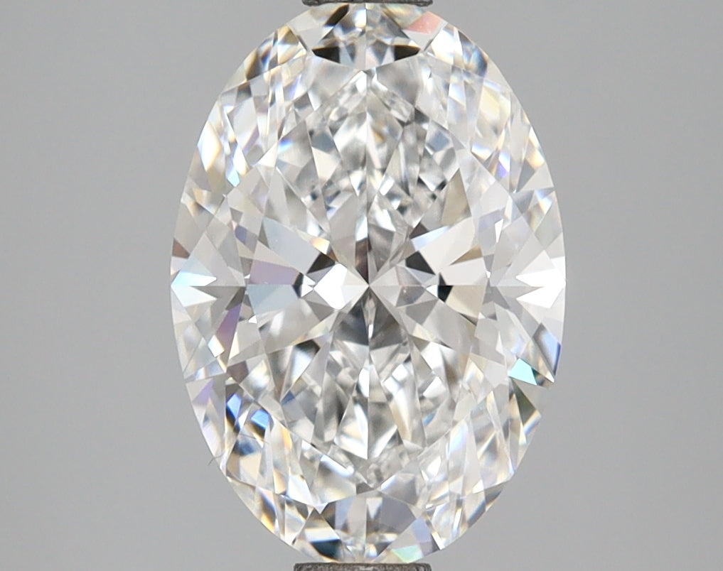 2.59 Carat Oval Shaped, Ideal Cut, E Color, VVS2 Clarity, IGI Certified Lab Grown Diamond