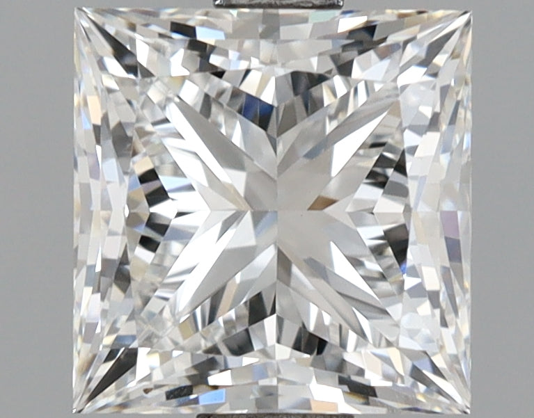 2.03 Carat Princess Shaped, Ideal Cut, E Color, VS1 Clarity, IGI Certified Lab Grown Diamond