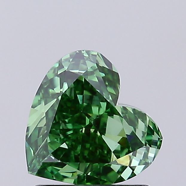 1.06 Carat Heart Shaped, Very Good Cut, VVS2 Clarity, IGI Certified Lab Grown Diamond