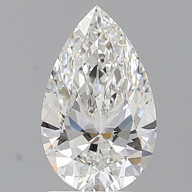 1.58 Carat Pear Shaped, Ideal Cut, E Color, VVS2 Clarity, IGI Certified Lab Grown Diamond