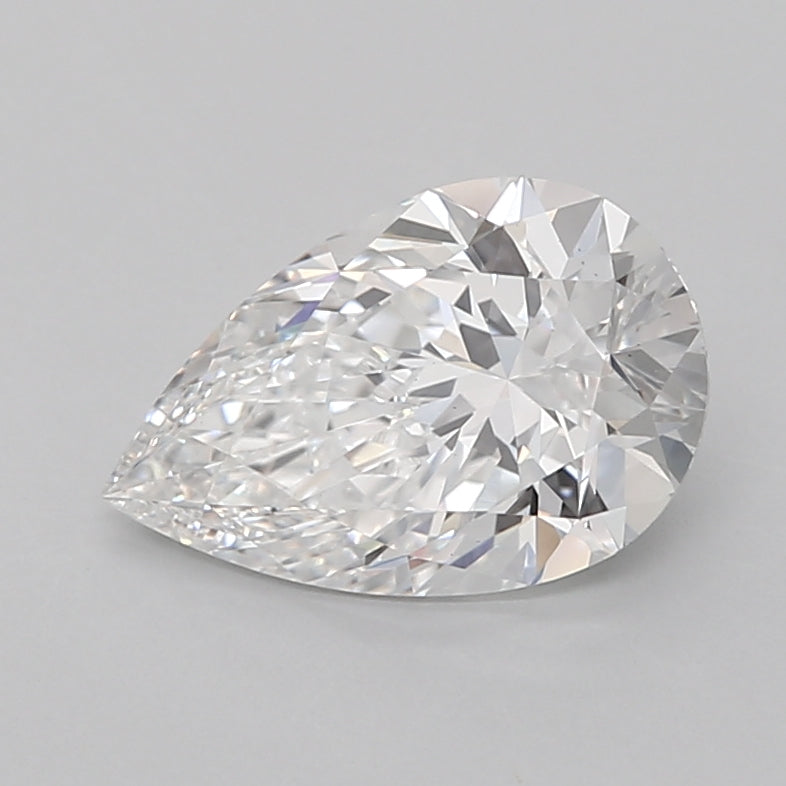 2.04 Carat Pear Shaped, Excellent Cut, D Color, VS1 Clarity, IGI Certified Lab Grown Diamond