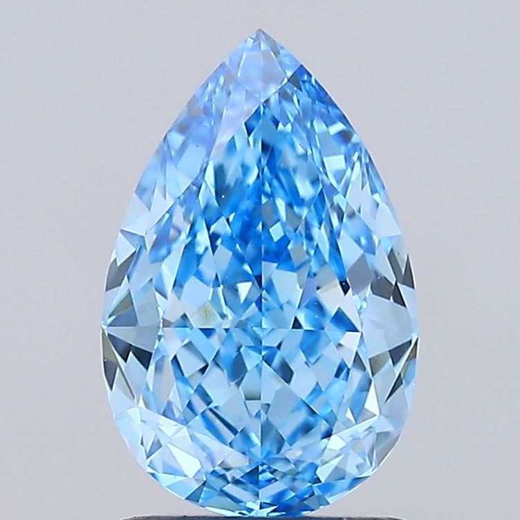 1.72 Carat Pear Shaped, Ideal Cut, VVS2 Clarity, IGI Certified Lab Grown Diamond