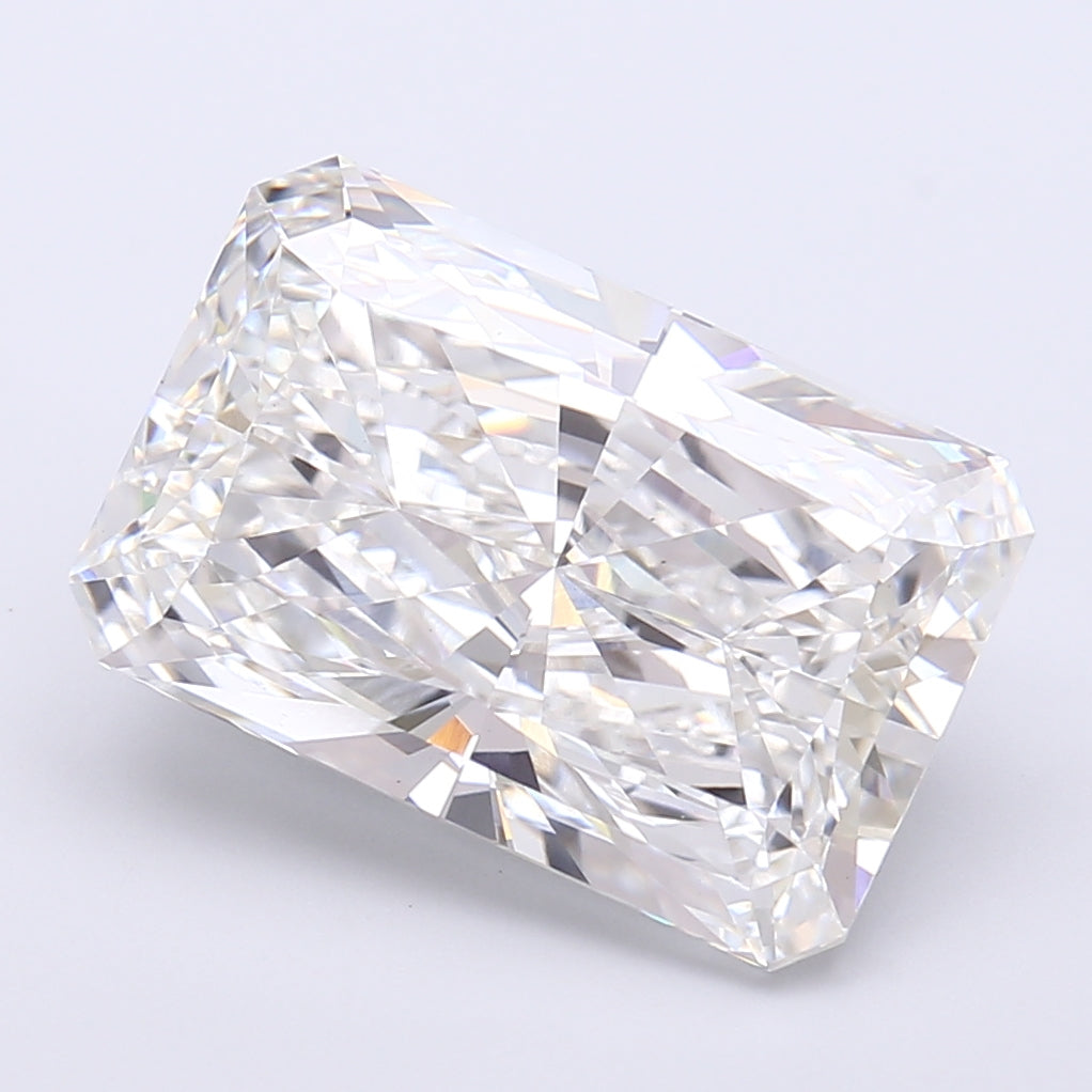 7.90 Carat Radiant Shaped, Very Good Cut, E Color, VS1 Clarity, IGI Certified Lab Grown Diamond