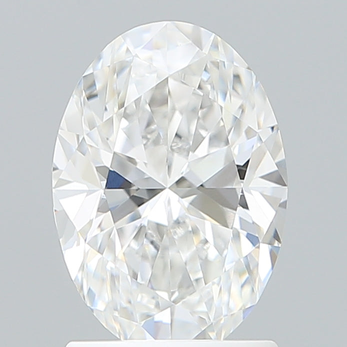 1.68 Carat Oval Shaped, Excellent Cut, D Color, VVS2 Clarity, IGI Certified Lab Grown Diamond