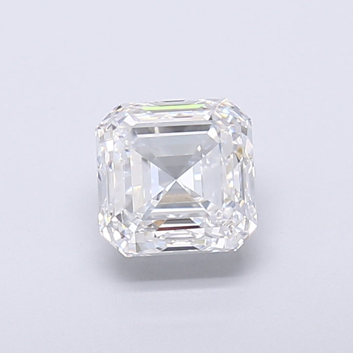 2.50 Carat Asscher Shaped, Very Good Cut, D Color, VVS2 Clarity, IGI Certified Lab Grown Diamond