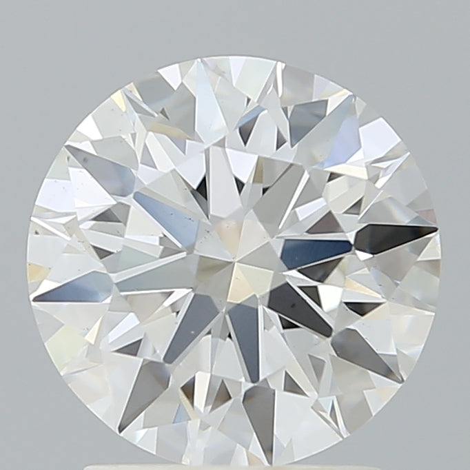 2.15 Carat Round Shaped, Ideal Cut, E Color, VS2 Clarity, IGI Certified Lab Grown Diamond