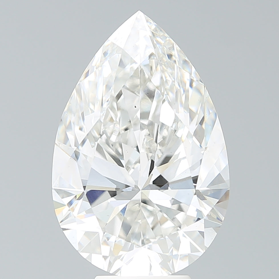 7.60 Carat Pear Shaped, Ideal Cut, G Color, VS2 Clarity, IGI Certified Lab Grown Diamond