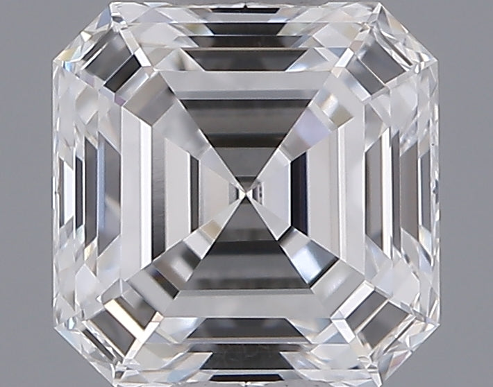 1.04 Carat Asscher Shaped, Ideal Cut, D Color, VVS2 Clarity, IGI Certified Lab Grown Diamond
