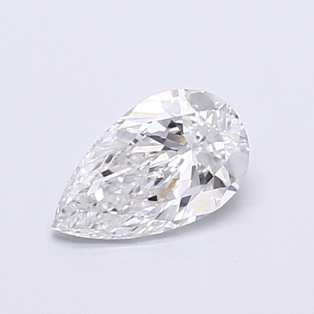 0.49 Carat Pear Shaped, Very Good Cut, D Color, VS1 Clarity, IGI Certified Lab Grown Diamond