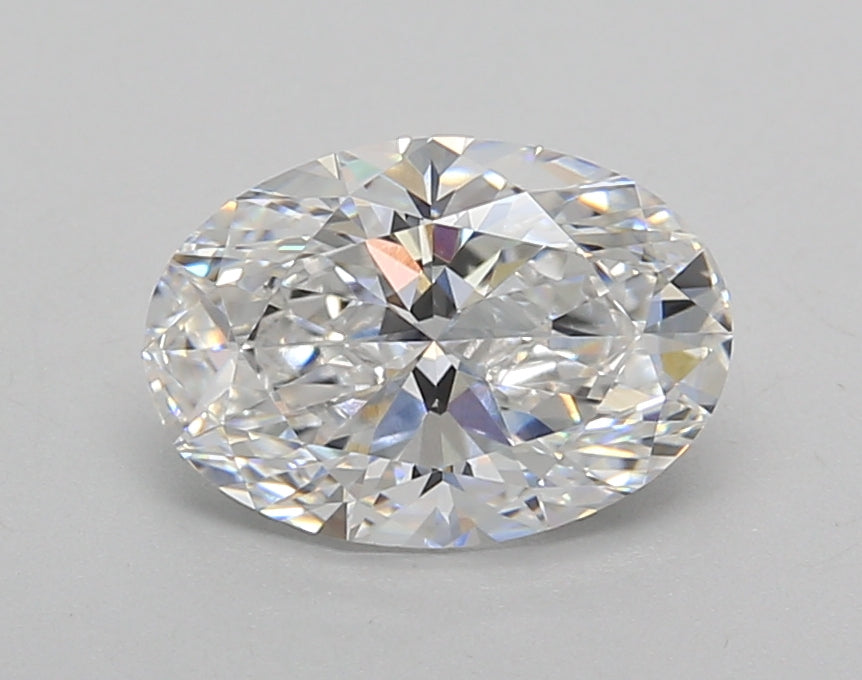 1.52 Carat Oval Shaped, Excellent Cut, D Color, VVS2 Clarity, IGI Certified Lab Grown Diamond