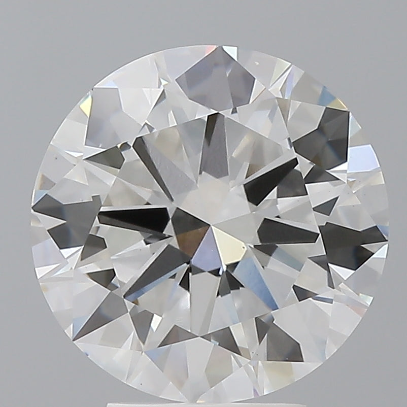 4.51 Carat Round Shaped, Excellent Cut, F Color, VS1 Clarity, IGI Certified Lab Grown Diamond
