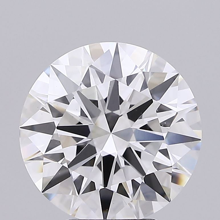 4.15 Carat Round Shaped, Ideal Cut, F Color, VS1 Clarity, IGI Certified Lab Grown Diamond