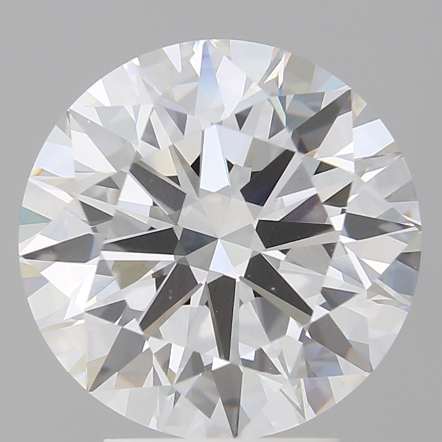 4.04 Carat Round Shaped, Ideal Cut, E Color, VVS2 Clarity, IGI Certified Lab Grown Diamond
