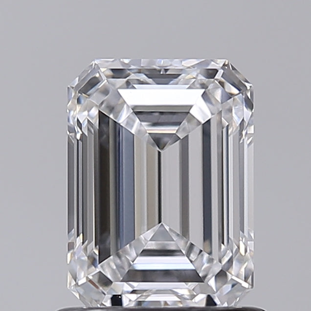 1.02 Carat Emerald Shaped, Excellent Cut, D Color, VVS2 Clarity, IGI Certified Lab Grown Diamond