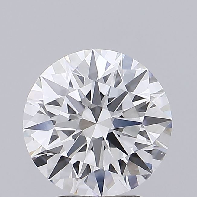 2.19 Carat Round Shaped, Ideal Cut, E Color, VVS2 Clarity, IGI Certified Lab Grown Diamond