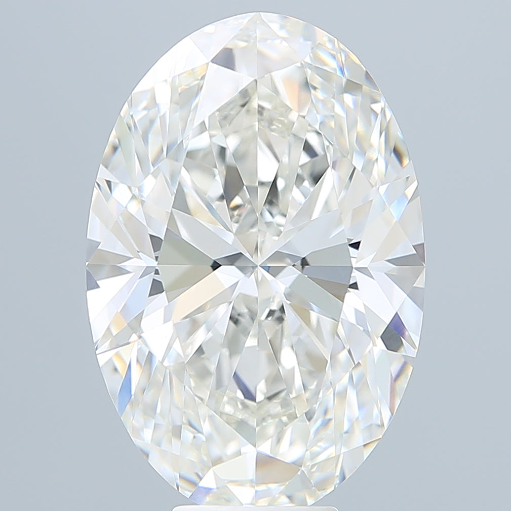10.52 Carat Oval Shaped, Ideal Cut, G Color, VVS2 Clarity, IGI Certified Lab Grown Diamond