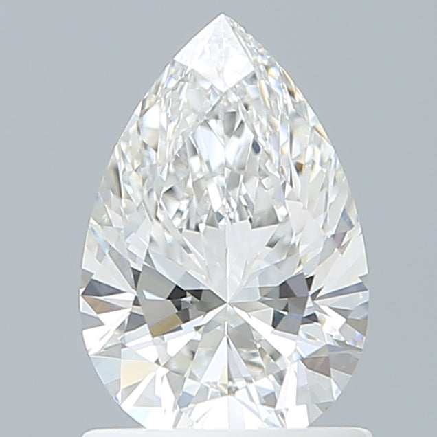 1.11 Carat Pear Shaped, Ideal Cut, E Color, VVS2 Clarity, IGI Certified Lab Grown Diamond