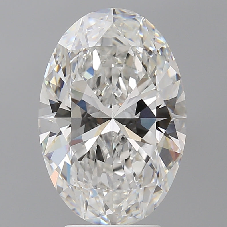 4.50 Carat Oval Shaped, Ideal Cut, E Color, VS1 Clarity, IGI Certified Lab Grown Diamond