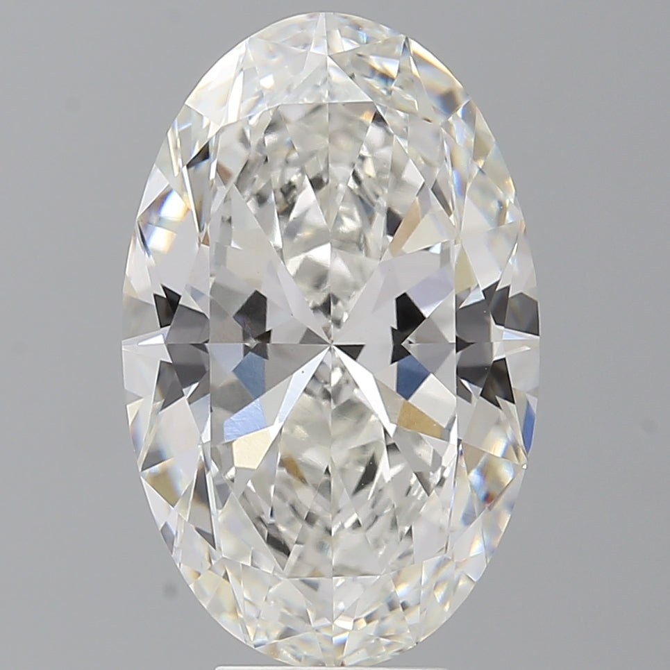 7.48 Carat Oval Shaped, Ideal Cut, F Color, VVS2 Clarity, IGI Certified Lab Grown Diamond