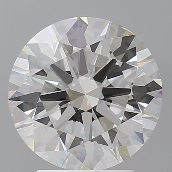 3.07 Carat Round Shaped, Ideal Cut, F Color, VVS2 Clarity, IGI Certified Lab Grown Diamond
