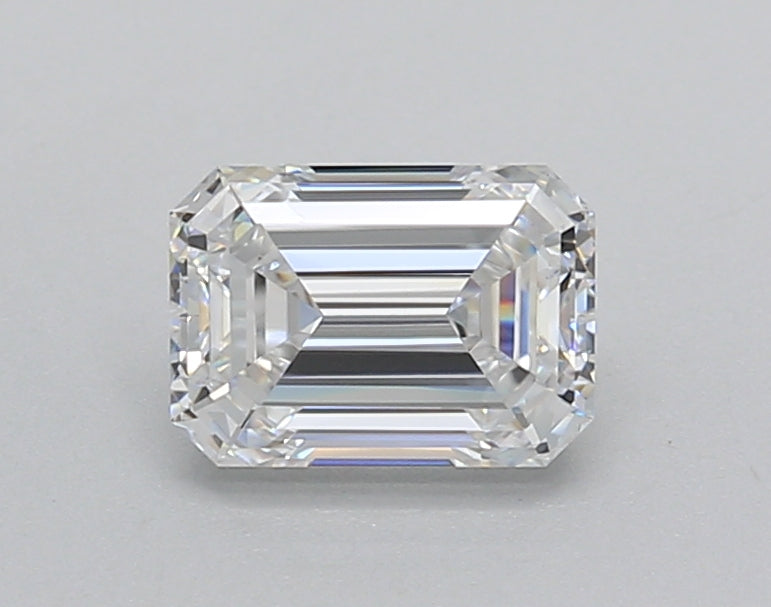 1.00 Carat Emerald Shaped, Excellent Cut, D Color, VS1 Clarity, IGI Certified Lab Grown Diamond