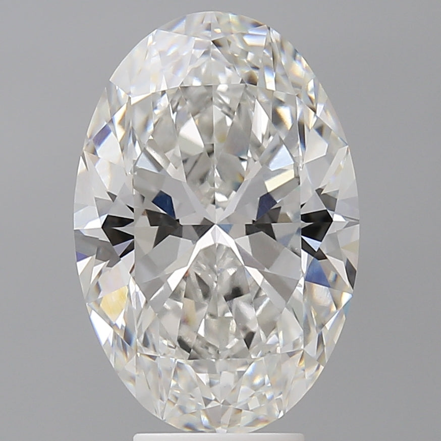 6.02 Carat Oval Shaped, Ideal Cut, F Color, VVS2 Clarity, IGI Certified Lab Grown Diamond