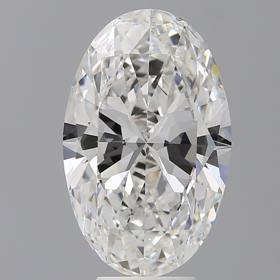 6.09 Carat Oval Shaped, Ideal Cut, F Color, VVS2 Clarity, IGI Certified Lab Grown Diamond