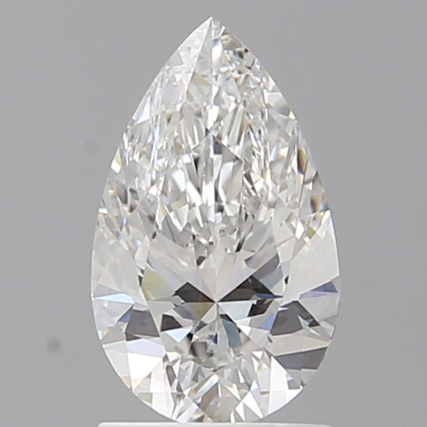 1.52 Carat Pear Shaped, Ideal Cut, E Color, VVS2 Clarity, IGI Certified Lab Grown Diamond