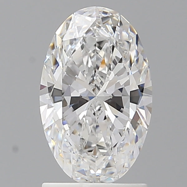 1.60 Carat Oval Shaped, Ideal Cut, D Color, VVS2 Clarity, IGI Certified Lab Grown Diamond