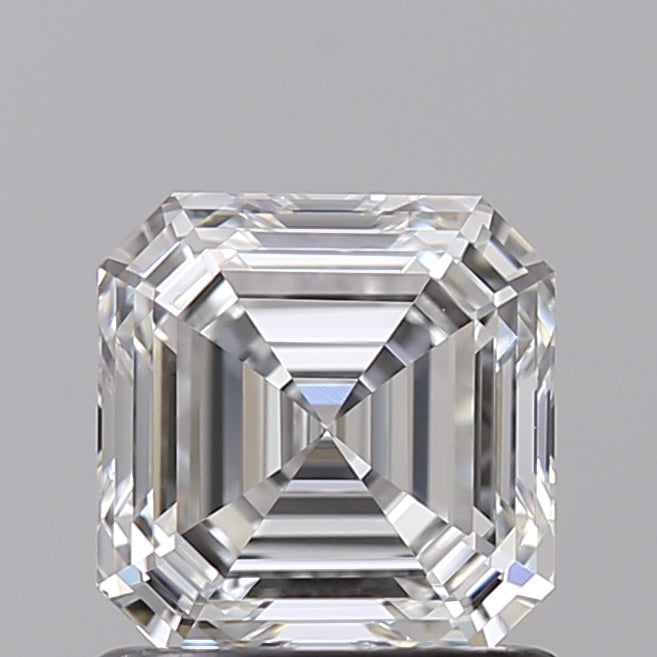 1.04 Carat Asscher Shaped, Ideal Cut, E Color, VVS1 Clarity, IGI Certified Lab Grown Diamond