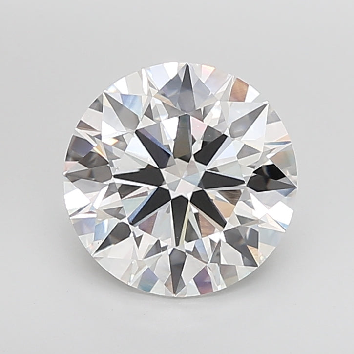7.04 Carat Round Shaped, Ideal Cut, E Color, VVS2 Clarity, IGI Certified Lab Grown Diamond
