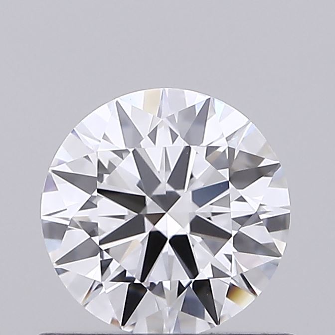 0.53 Carat Round Shaped, Ideal Cut, D Color, VVS2 Clarity, IGI Certified Lab Grown Diamond