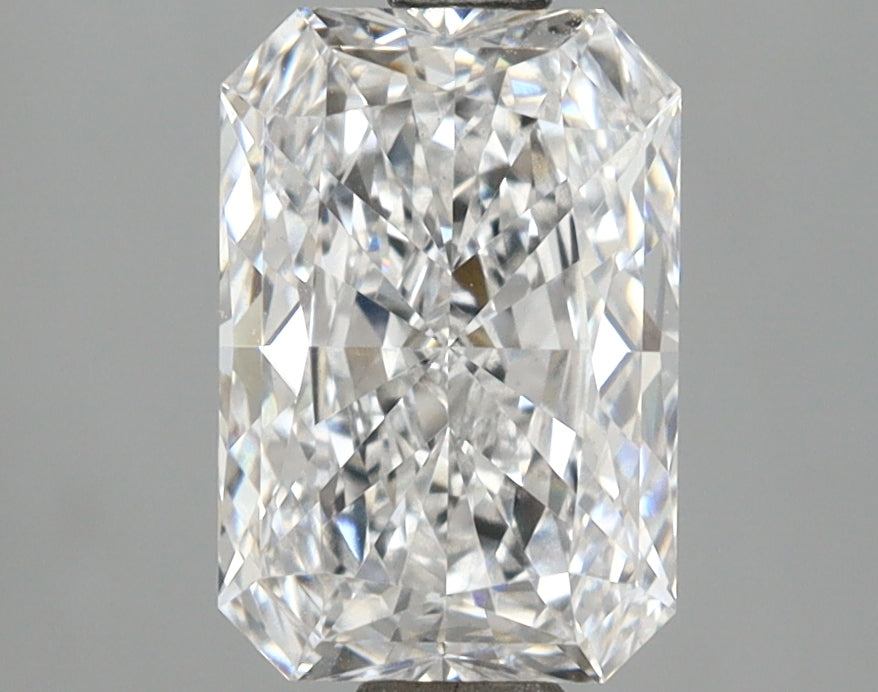 1.90 Carat Radiant Shaped, Excellent Cut, E Color, VS1 Clarity, IGI Certified Lab Grown Diamond