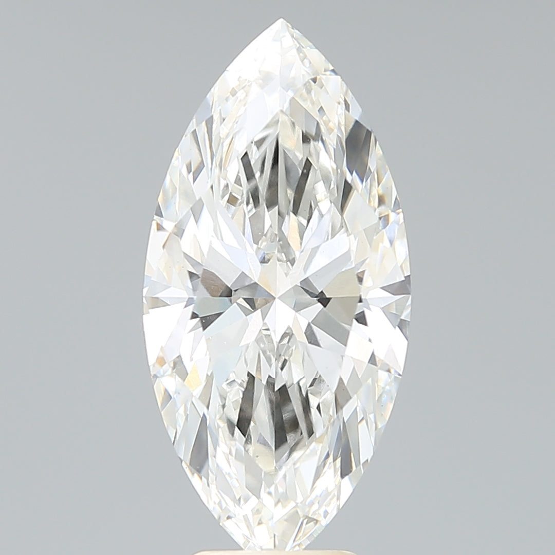 5.79 Carat Marquise Shaped, Ideal Cut, G Color, VS1 Clarity, IGI Certified Lab Grown Diamond