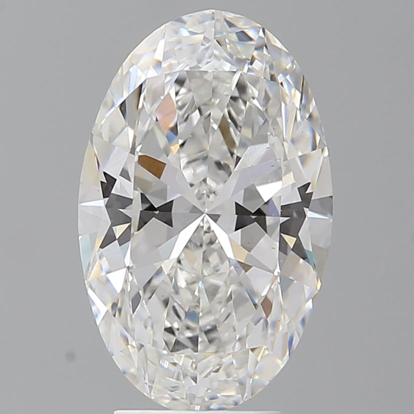 4.60 Carat Oval Shaped, Ideal Cut, E Color, VVS2 Clarity, IGI Certified Lab Grown Diamond