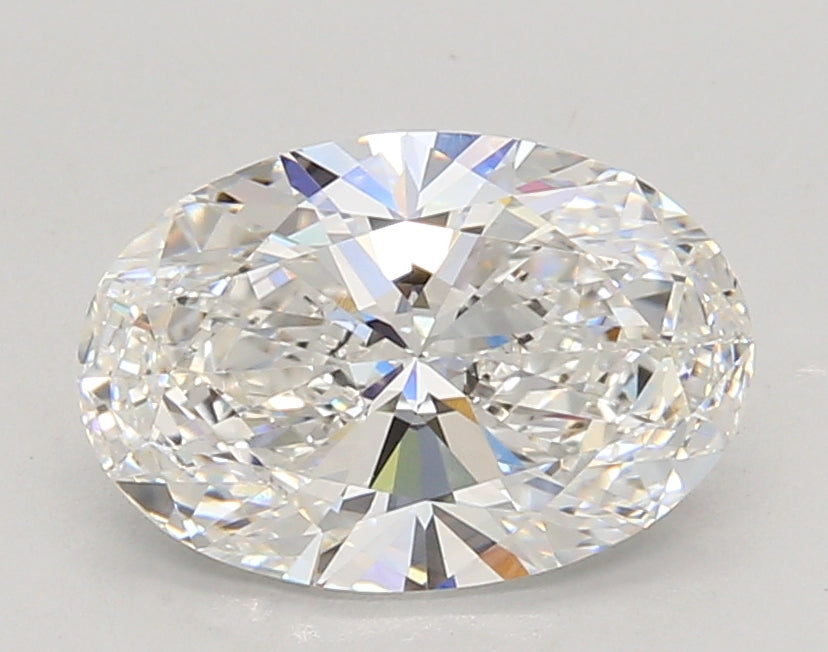 2.06 Carat Oval Shaped, Ideal Cut, E Color, VVS1 Clarity, IGI Certified Lab Grown Diamond