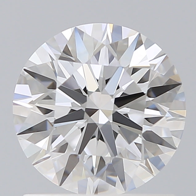 1.18 Carat Round Shaped, Ideal Cut, D Color, VVS2 Clarity, IGI Certified Lab Grown Diamond