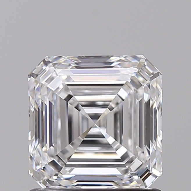1.08 Carat Asscher Shaped, Ideal Cut, D Color, IF Clarity, IGI Certified Lab Grown Diamond