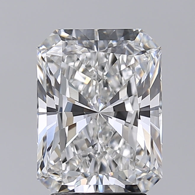 3.03 Carat Radiant Shaped, Excellent Cut, F Color, VS1 Clarity, IGI Certified Lab Grown Diamond